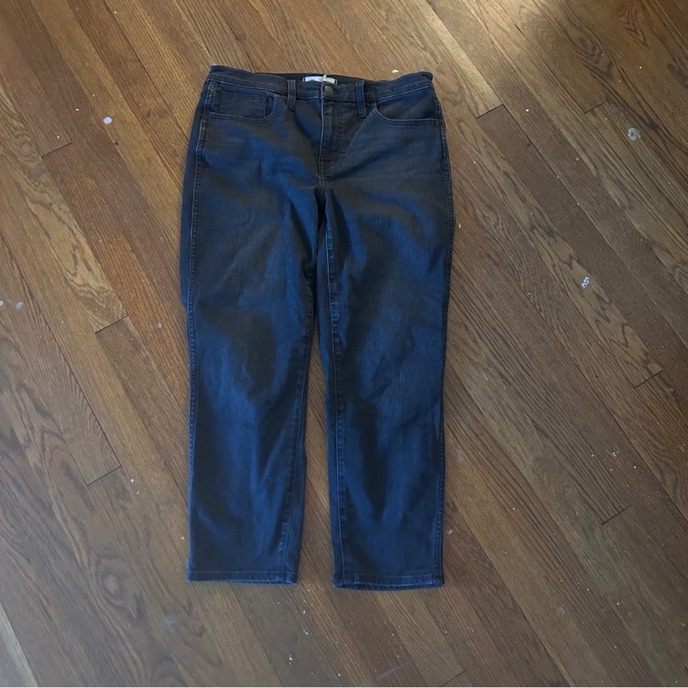 Madewell High Rise Slim Straight Jeans